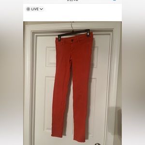 Bulllhead Black. Juniors. Denim Leggings/Jeans. Size 3. Orange.